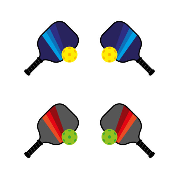 a set of pickleball icons